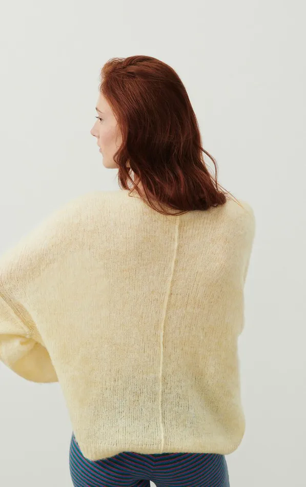Jumper Yanbay Melange Ecru Women American Vintage Jumpers and Cardigans Jumper Yanbay Melange Ecru Women American Vintage Jumpers and Cardigans
