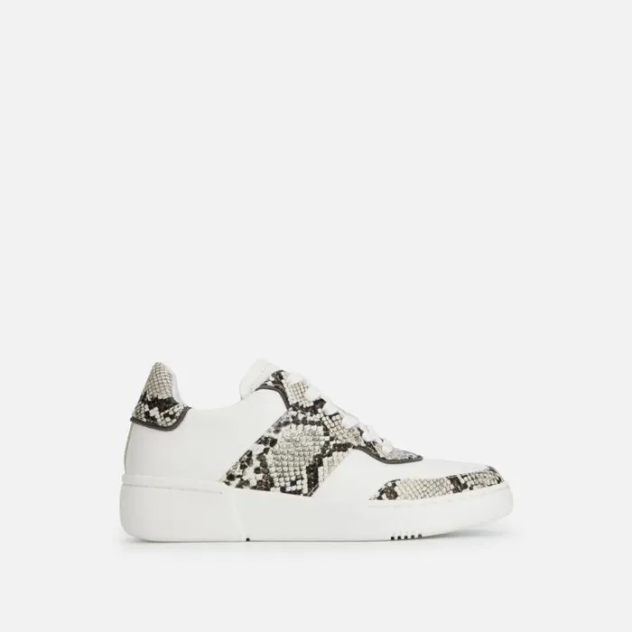 Kam Court Sneaker Blackwhite Snake Combo Women Kenneth Cole Sneakers