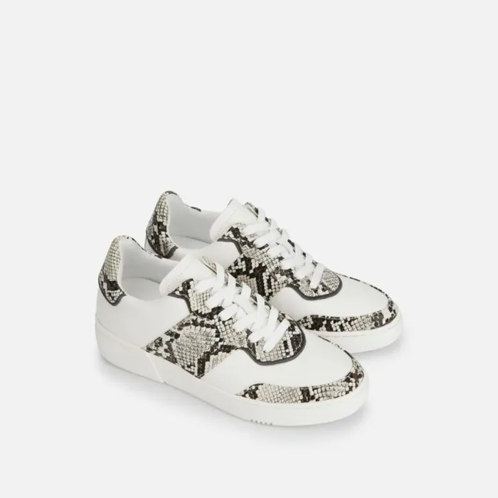 Kam Court Sneaker Blackwhite Snake Combo Women Kenneth Cole Sneakers