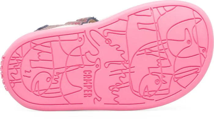 Kids Bicho Closed Pink Tstrap Kids Sandal Camper Hook And Loop Kids Bicho Closed Pink Tstrap Kids Sandal Camper Hook And Loop