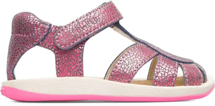Kids Bicho Closed Pink Tstrap Kids Sandal Camper Hook And Loop Kids Bicho Closed Pink Tstrap Kids Sandal Camper Hook And Loop