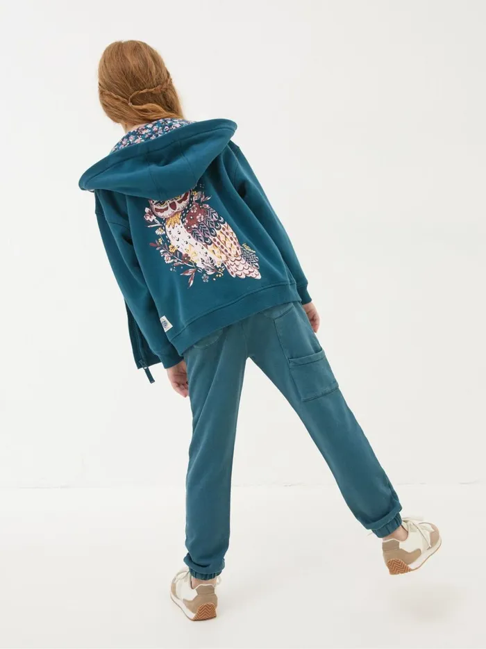 Kids Jeans and Leggings Fat Face Jamie Blue Joggers