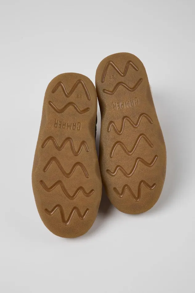 Kids Kiddo Brown Leather Boots Camper Boots Kids Kiddo Brown Leather Boots Camper Boots