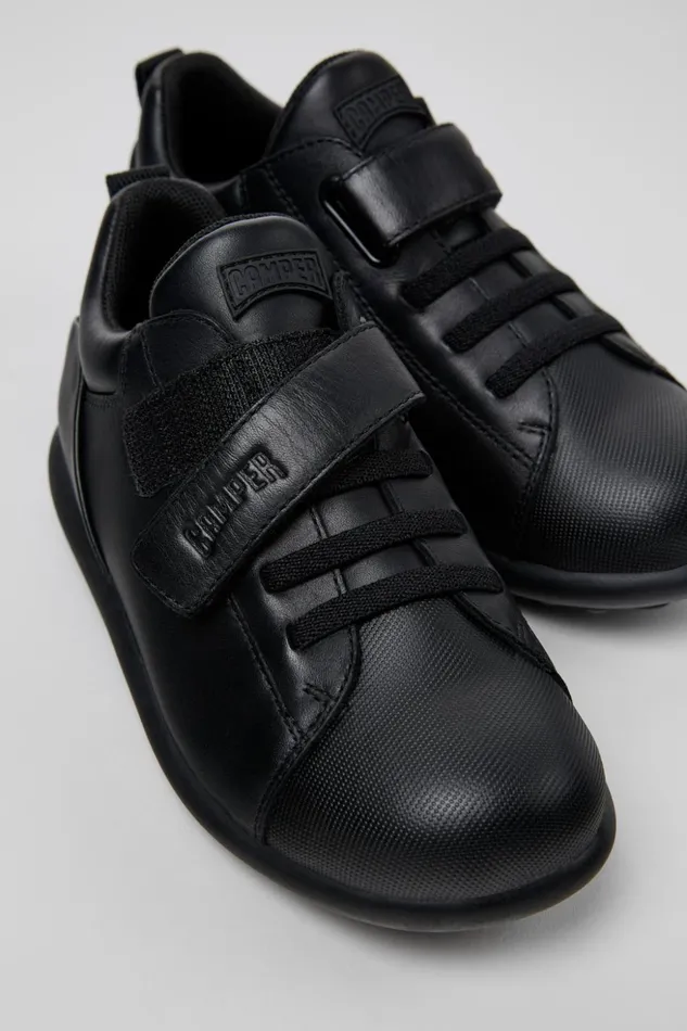Kids Pelotas Multicolor Leather Shoes For Kids Camper Hook And Loop