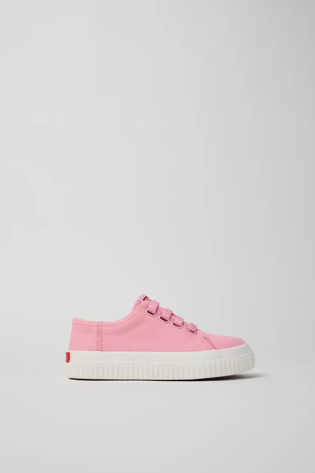Kids Peu Roda Pink Textile Sneaker Camper Sneakers Kids Peu Roda Pink Textile Sneaker Camper Sneakers