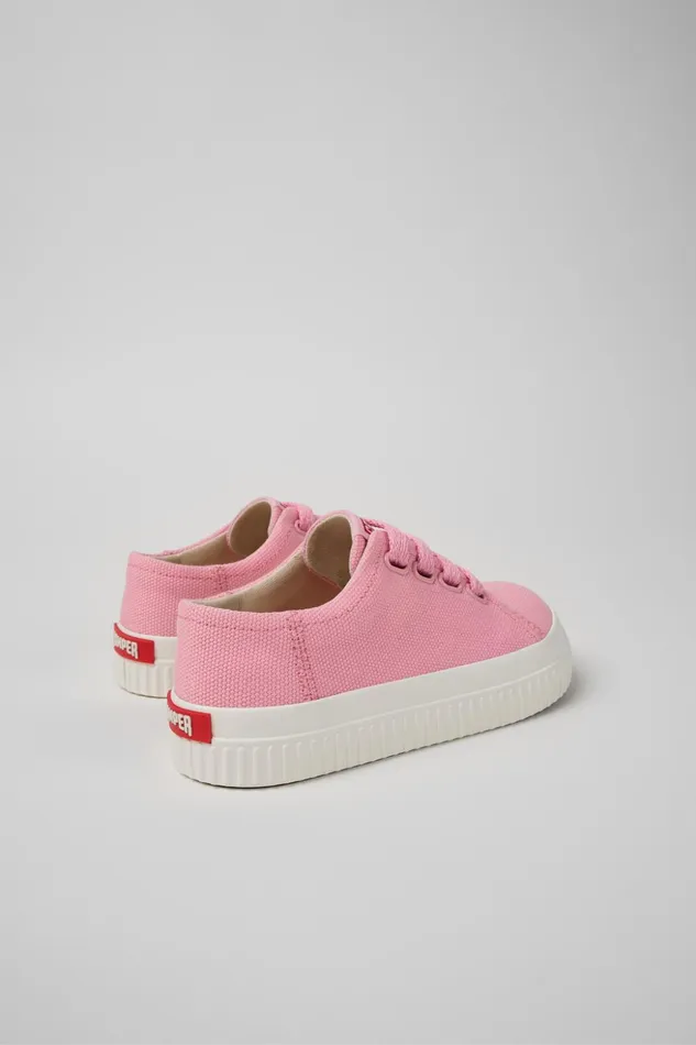 Kids Peu Roda Pink Textile Sneaker Camper Sneakers Kids Peu Roda Pink Textile Sneaker Camper Sneakers