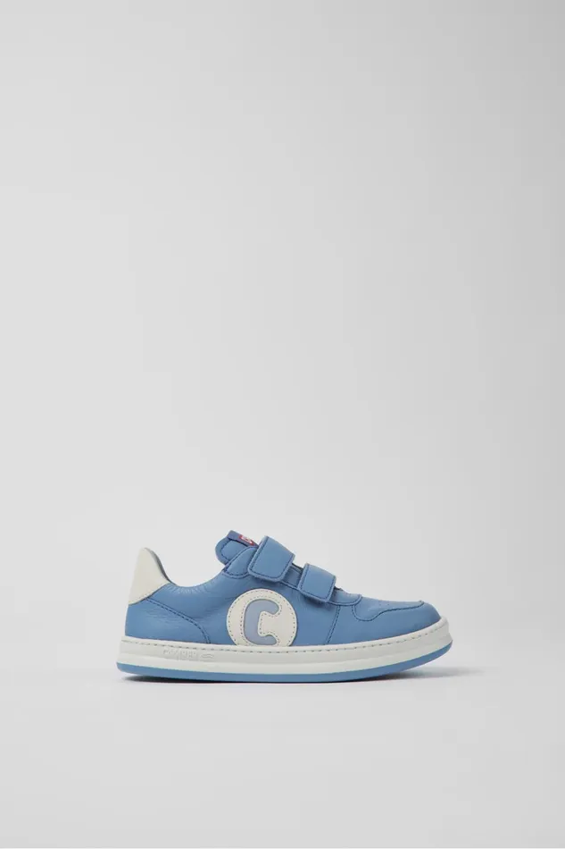 Kids Runner Blue Leather Sneakers For Kids Camper Sneakers Kids Runner Blue Leather Sneakers For Kids Camper Sneakers