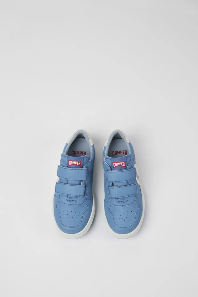 Kids Runner Blue Leather Sneakers For Kids Camper Sneakers Kids Runner Blue Leather Sneakers For Kids Camper Sneakers