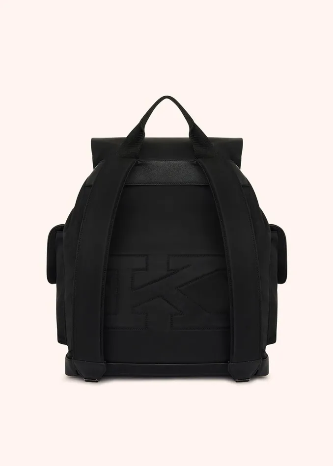 Kiton Bags And Wallets SAFFIANO LEATHER TRAVEL BACKPACK 8211 Men