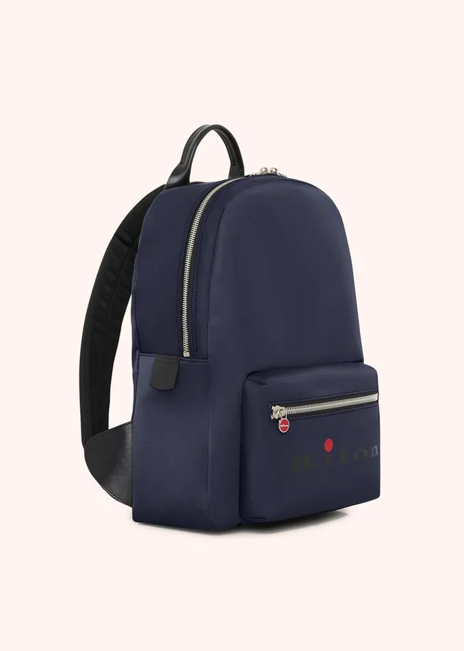 Kiton Bags And Wallets URBAN BACKPACK WITH LEATHER INSERTS 8211 Men Kiton Bags And Wallets URBAN BACKPACK WITH LEATHER INSERTS 8211 Men