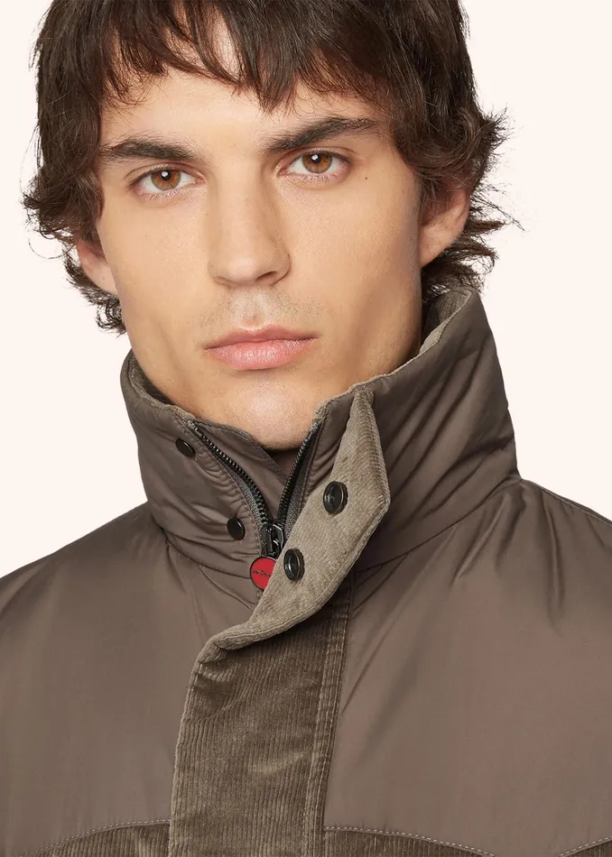 Kiton Outerwear VELVET SLEEVELESS DOWN JACKET 8211 Men Kiton Outerwear VELVET SLEEVELESS DOWN JACKET 8211 Men