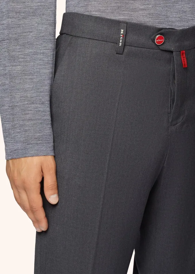 Kiton Pants CASUAL WOOL TROUSERS 8211 Men