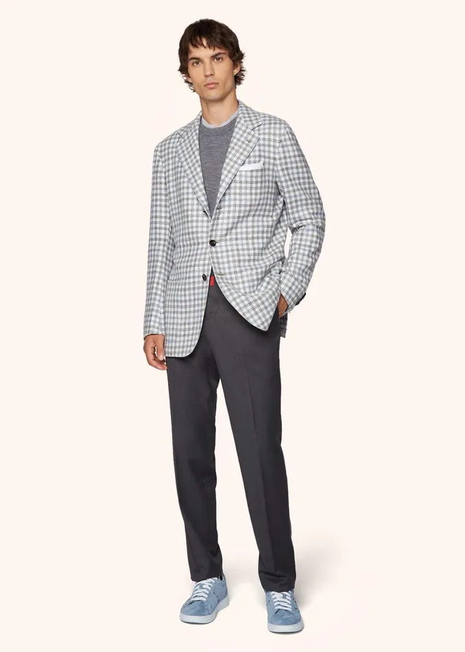 Kiton Pants CASUAL WOOL TROUSERS 8211 Men