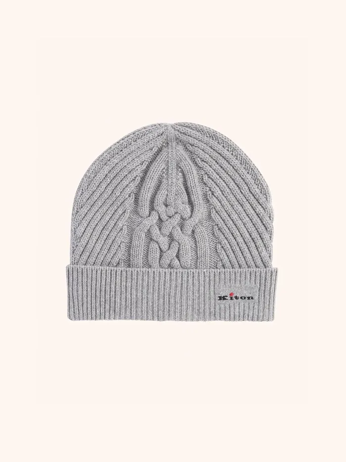 Kiton Scarves Gloves And Hats HAT KNIT BERET Cashmere 8211 Men
