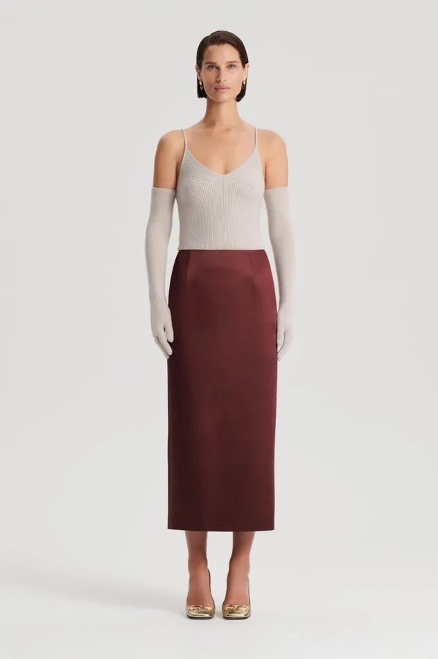 Knitwear Women Scanlan Theodore CASHMERE CAMISOLE Dove