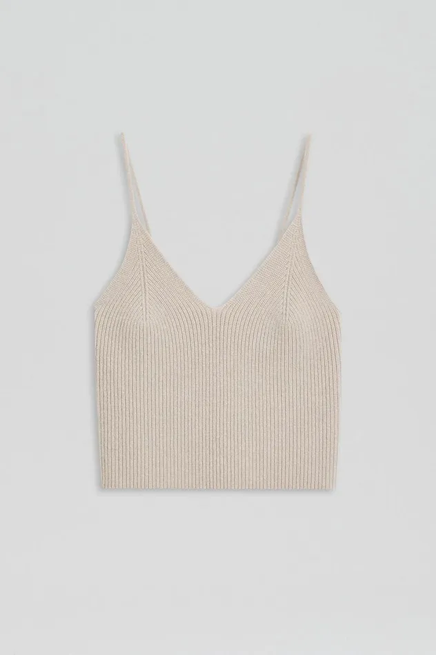 Knitwear Women Scanlan Theodore CASHMERE CAMISOLE Dove Knitwear Women Scanlan Theodore CASHMERE CAMISOLE Dove