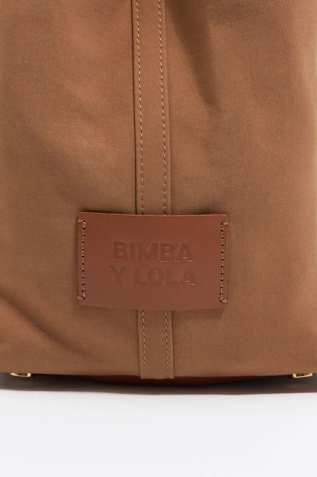 Large Cinnamon Gabardine Chihuahua Bag Cinnamon Women Bimba Y Lola Crossbody Bags