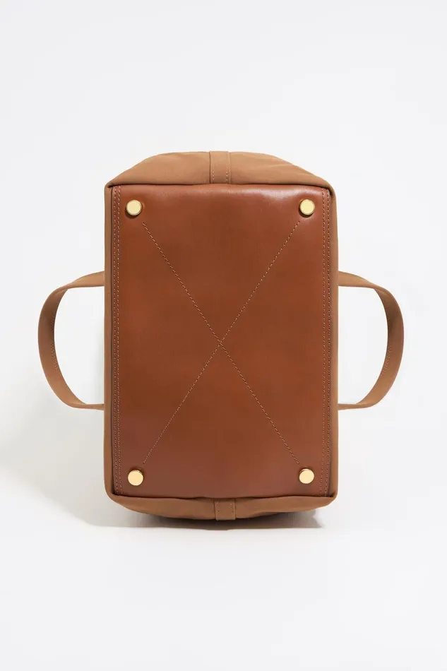 Large Cinnamon Gabardine Chihuahua Bag Cinnamon Women Bimba Y Lola Crossbody Bags
