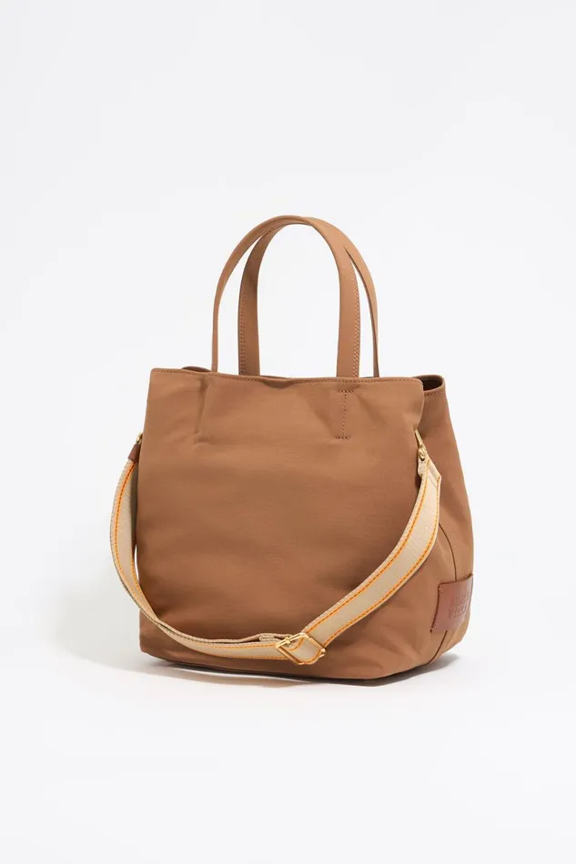 Large Cinnamon Gabardine Chihuahua Bag Cinnamon Women Bimba Y Lola Crossbody Bags