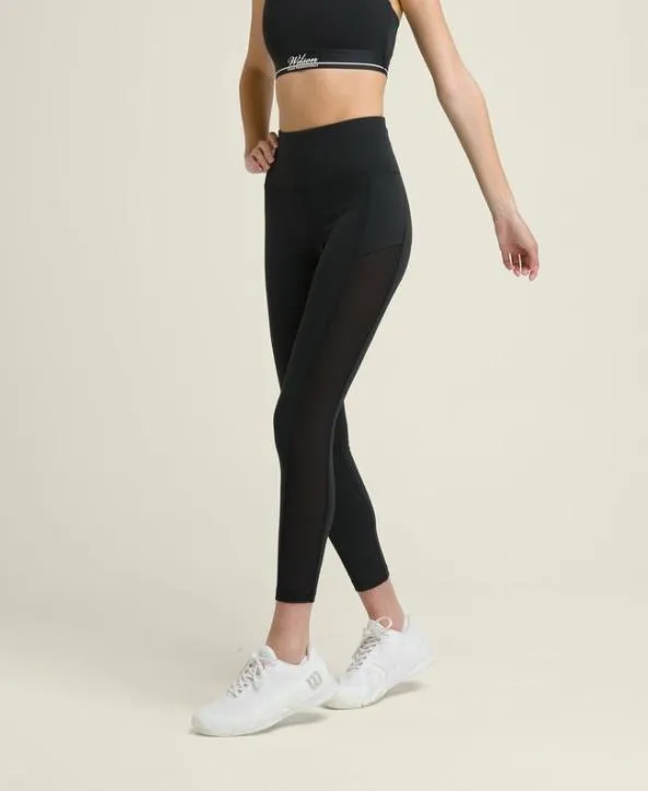 Leggings and Pants Women Wilson W Tennis Court Tight Black