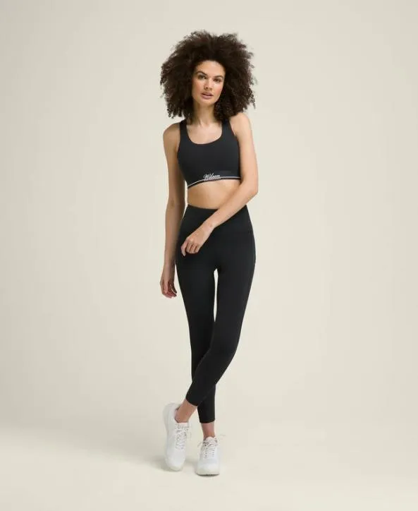 Leggings and Pants Women Wilson W Tennis Court Tight Black