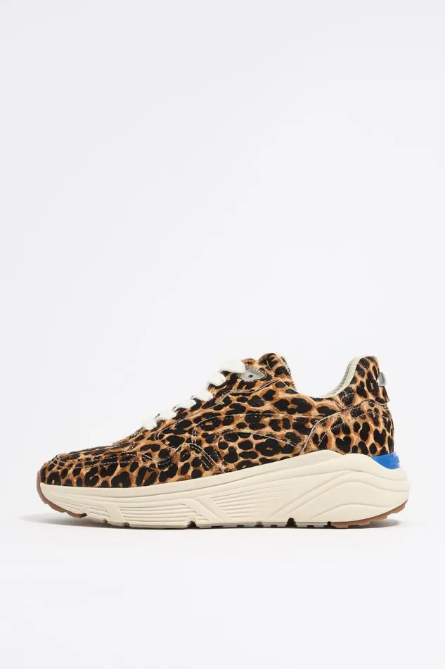 Leopardprint Jogger Sneaker Mustard Women Bimba Y Lola Sneakers