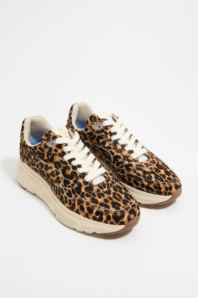 Leopardprint Jogger Sneaker Mustard Women Bimba Y Lola Sneakers Leopardprint Jogger Sneaker Mustard Women Bimba Y Lola Sneakers