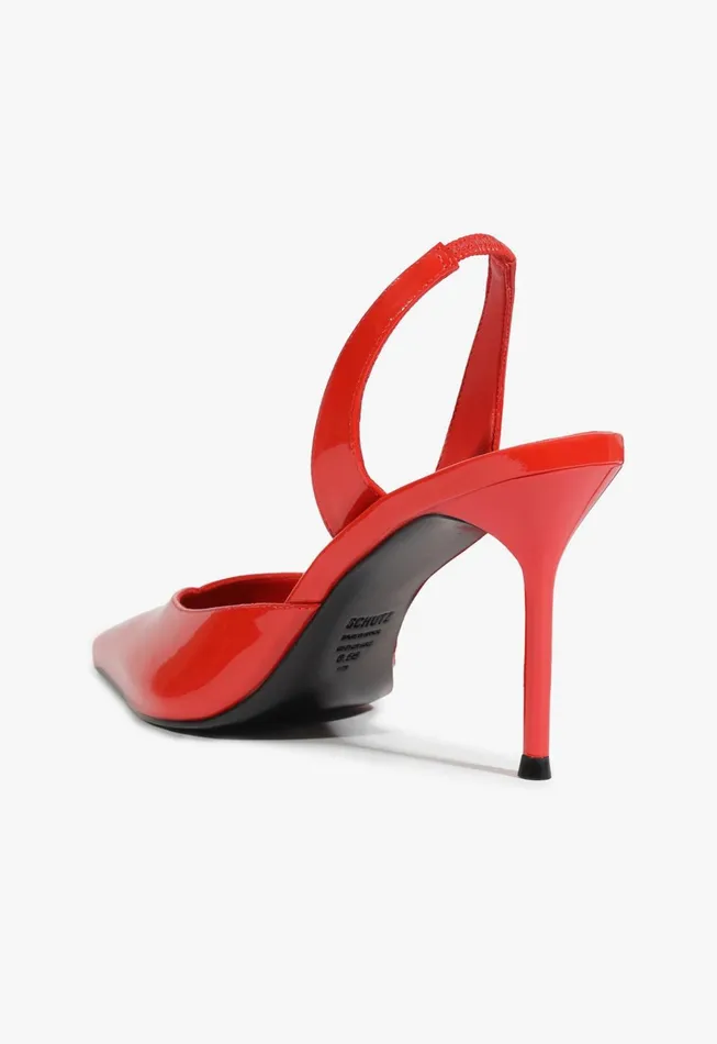 Lexi Sling Patent Leather Pump Red Women Schutz Shoes Lexi Sling Patent Leather Pump Red Women Schutz Shoes