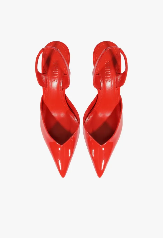 Lexi Sling Patent Leather Pump Red Women Schutz Shoes Lexi Sling Patent Leather Pump Red Women Schutz Shoes