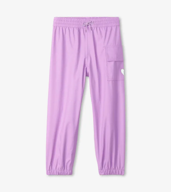 Lilac Kids Rain Pants Hatley
