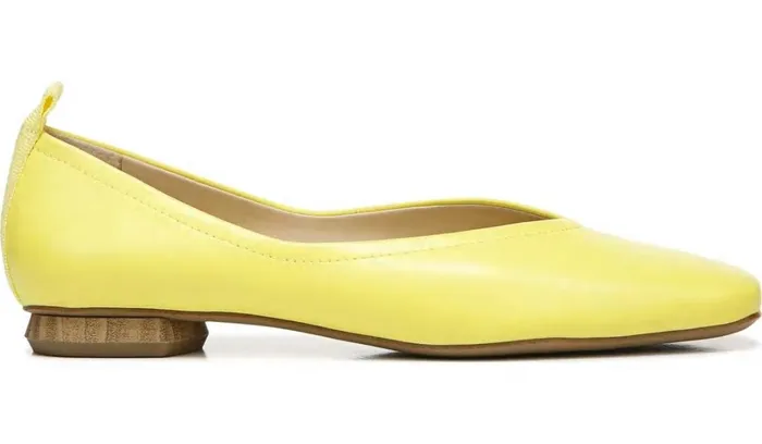 Loafers Women Franco Sarto Franco Ailee Flat Yellow Leather