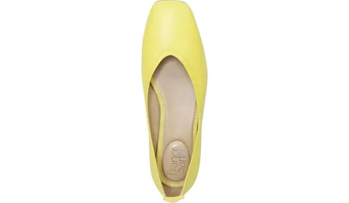 Loafers Women Franco Sarto Franco Ailee Flat Yellow Leather