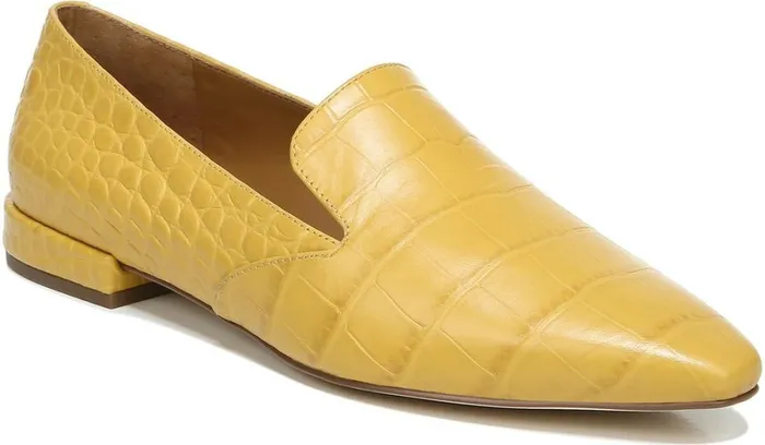 Loafers Women Franco Sarto Sarto Parma Flat Mustard Leather