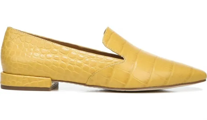 Loafers Women Franco Sarto Sarto Parma Flat Mustard Leather