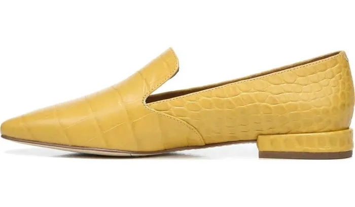 Loafers Women Franco Sarto Sarto Parma Flat Mustard Leather