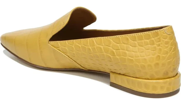 Loafers Women Franco Sarto Sarto Parma Flat Mustard Leather