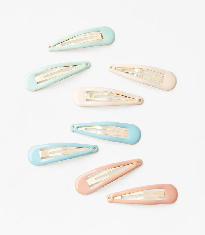 LOFT Half Moon Hair Clip Set Multi Women Hair Accessories