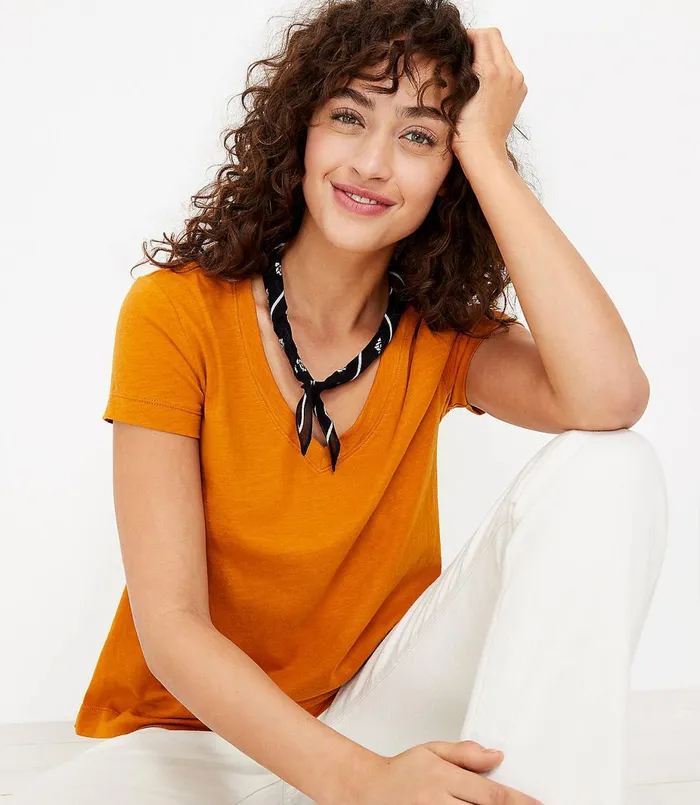 LOFT Mosaic Triangle Bandana Black Women Wraps and Scarves