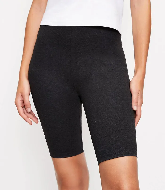 LOFT Petite Sculpt Bike Shorts Black Women Petite Shorts
