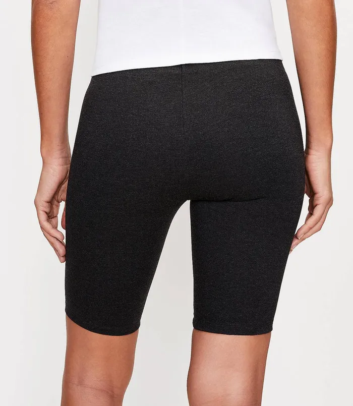 LOFT Petite Sculpt Bike Shorts Black Women Petite Shorts