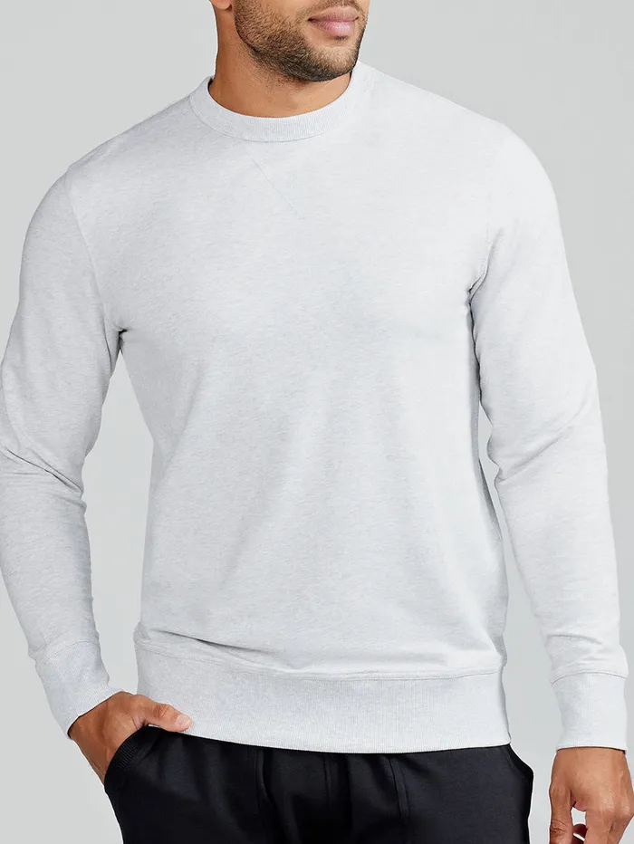 Long Sleeve TShirts Men Tasc Performance Varsity French Terry Sweatshirt