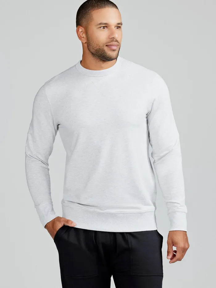 Long Sleeve TShirts Men Tasc Performance Varsity French Terry Sweatshirt