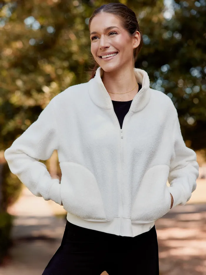 Lounge Women Tasc Performance Chamonix Sherpa Bomber Jacket