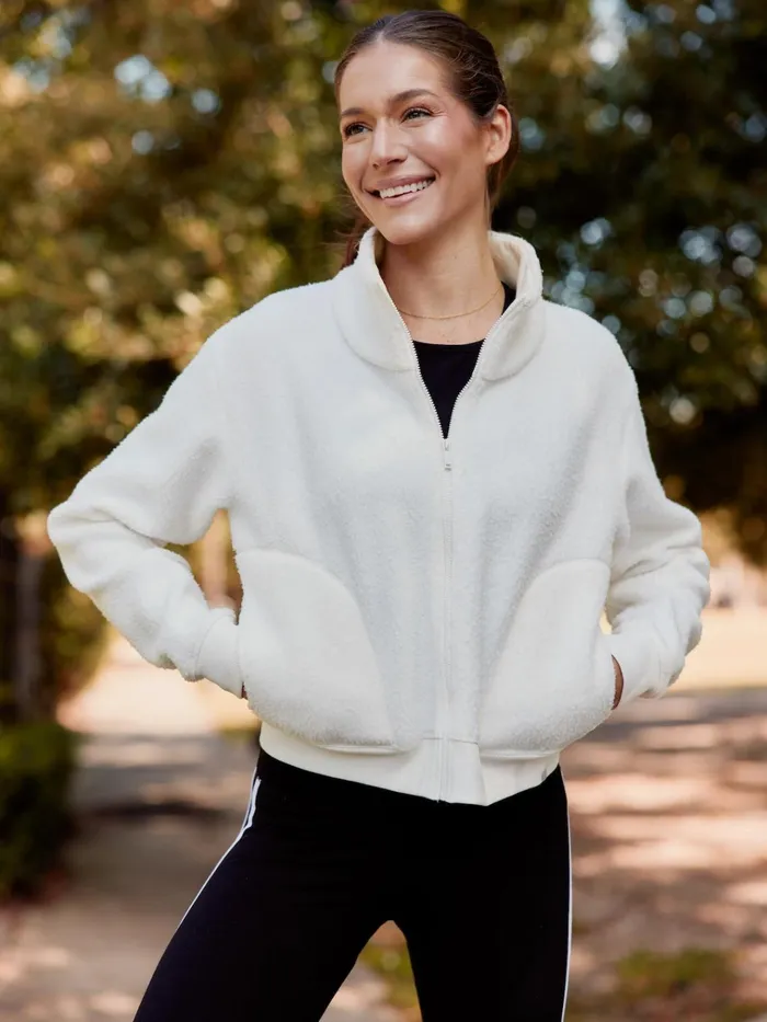 Lounge Women Tasc Performance Chamonix Sherpa Bomber Jacket