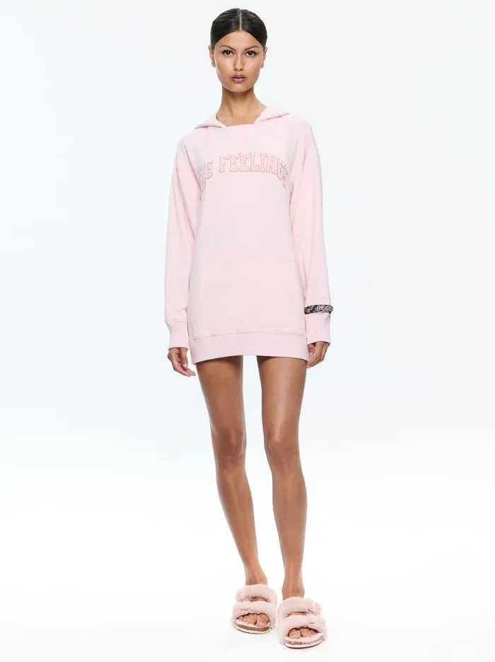Loungewear Women Alice Olivia Athena Oversized Hoodie Rosy Pink