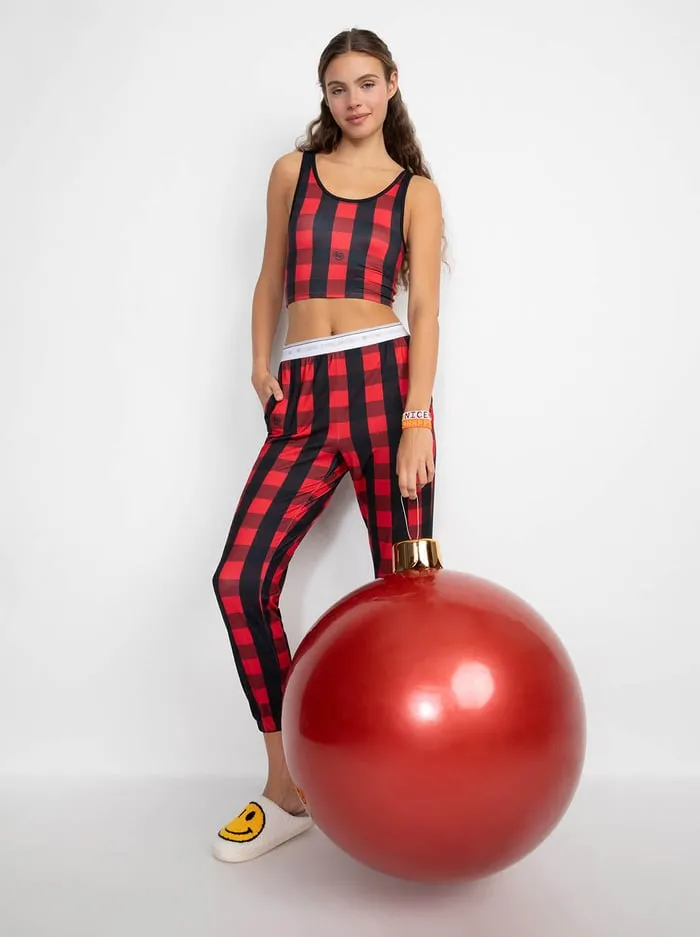 Loungewear Women Alice Olivia Big Feelings Mandy Jogger Pj Set True Redblack