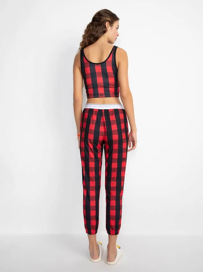 Loungewear Women Alice Olivia Big Feelings Mandy Jogger Pj Set True Redblack