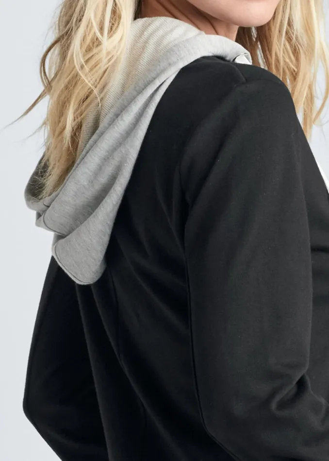 LUXE LOUNGE PANT SET Black and Heather Grey Women VENUS Bottoms