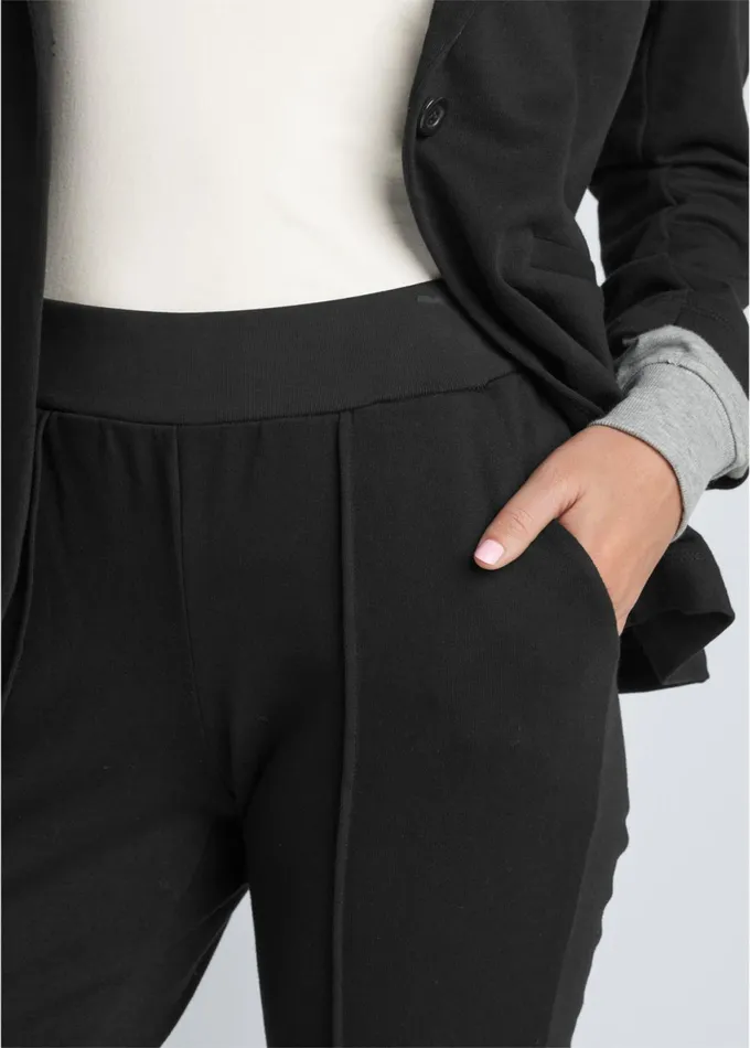 LUXE LOUNGE PANT SET Black and Heather Grey Women VENUS Bottoms