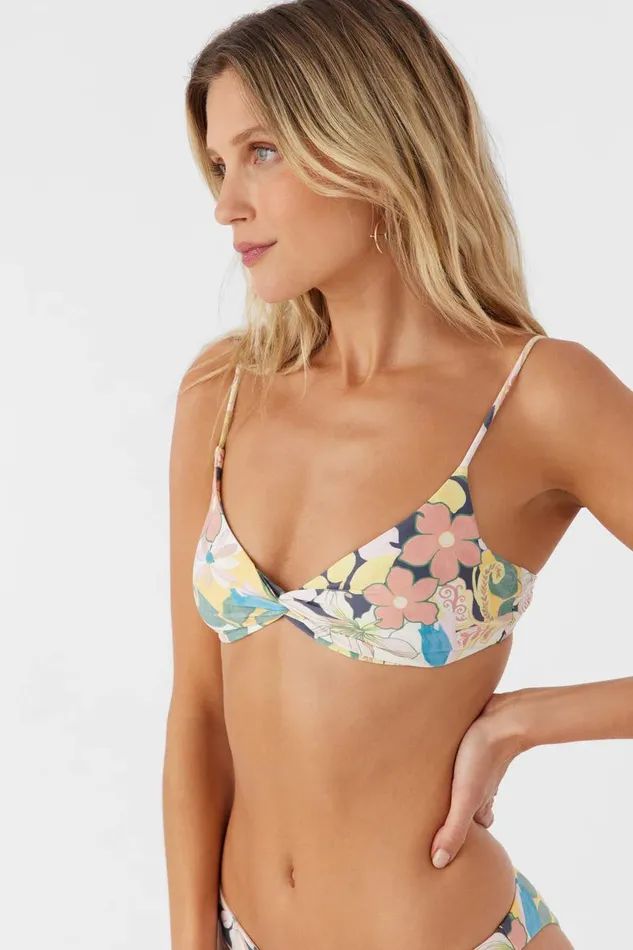 MADISON FLORAL MALIBU TWIST BRALETTE TOP Women O039NEILL Top Style